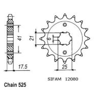 Přední řetězové kolečko Honda